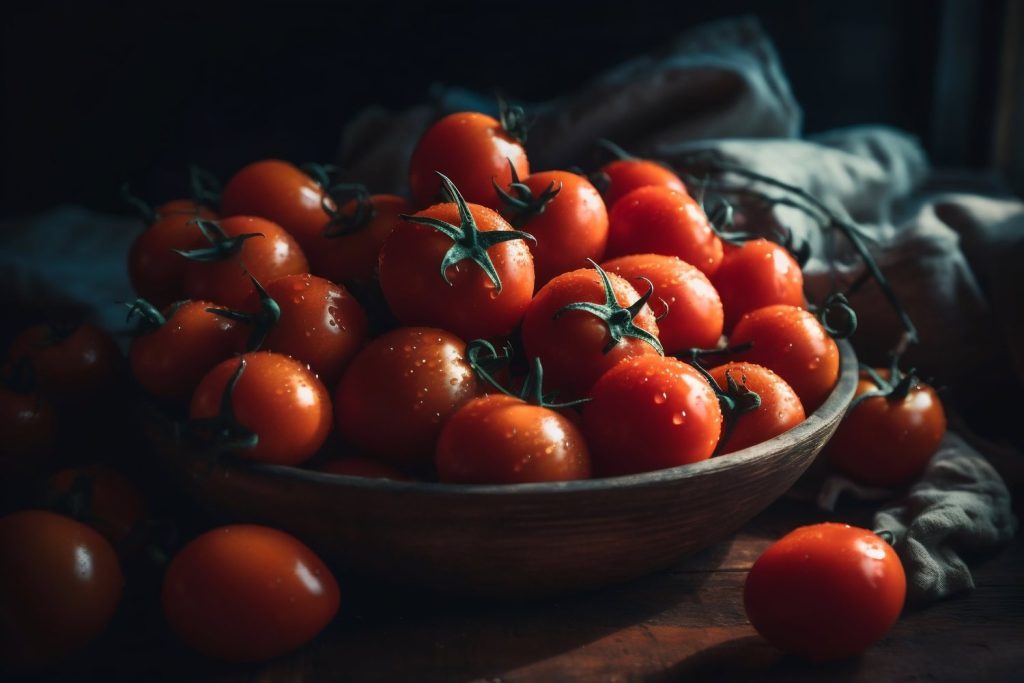 Tomates farcies aux haricots coco