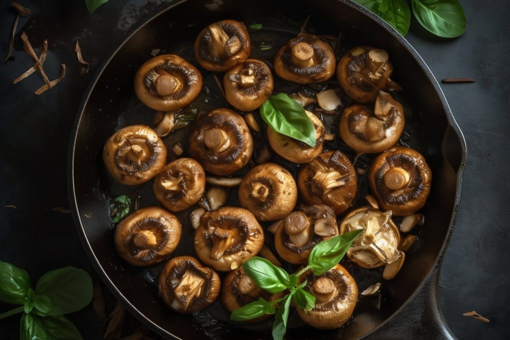 Tourte aux champignons